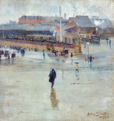 Alternate image of The railway station, Redfern by Arthur Streeton