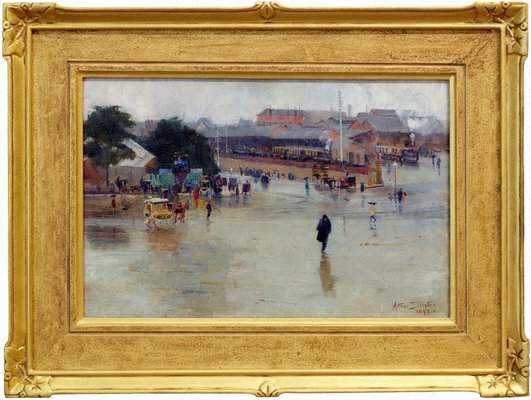 Alternate image of The railway station, Redfern by Arthur Streeton
