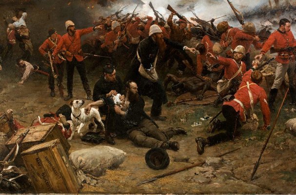 Alternate image of The defence of Rorke's Drift 1879 by Alphonse de Neuville