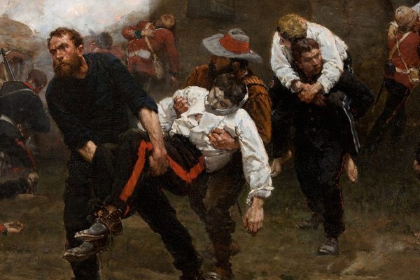 Alternate image of The defence of Rorke's Drift 1879 by Alphonse de Neuville