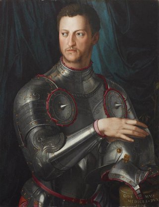AGNSW collection Agnolo Bronzino Cosimo I de' Medici in armour (1540s) 78.1996