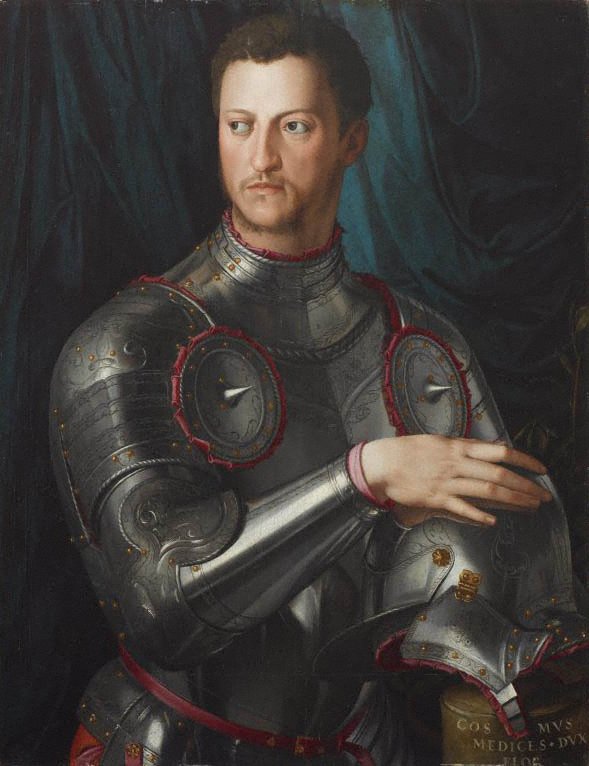 Cosimo I de' Medici in armour, (1540s) by Agnolo Bronzino