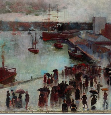 Alternate image of Departure of the Orient - Circular Quay by Charles Conder