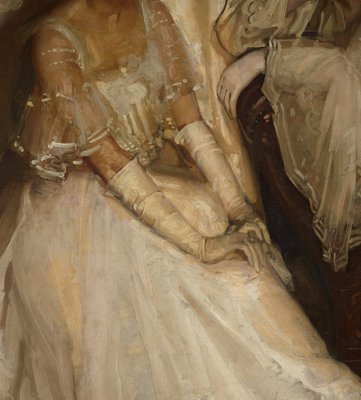 Alternate image of Two girls in white by Hugh Ramsay