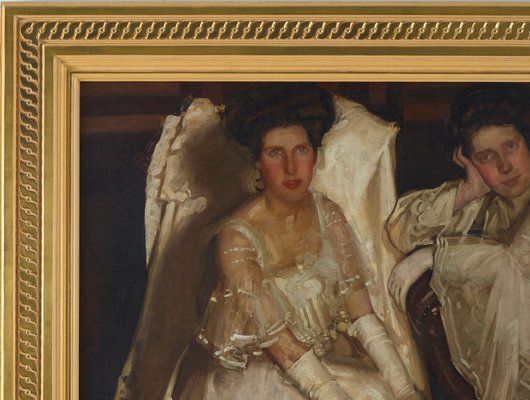 Alternate image of Two girls in white by Hugh Ramsay