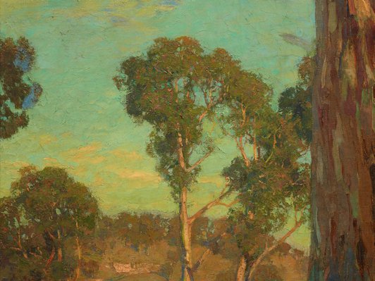 Alternate image of Hauling timber by Hans Heysen
