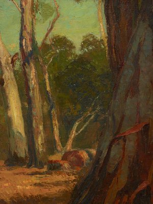 Alternate image of Hauling timber by Hans Heysen