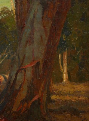 Alternate image of Hauling timber by Hans Heysen
