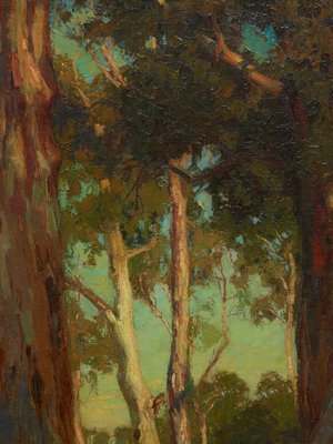 Alternate image of Hauling timber by Hans Heysen
