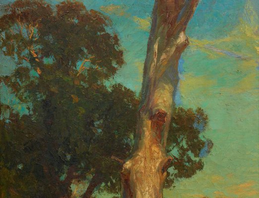 Alternate image of Hauling timber by Hans Heysen