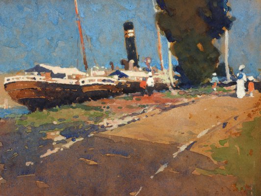 Alternate image of Brisbane River by J J Hilder
