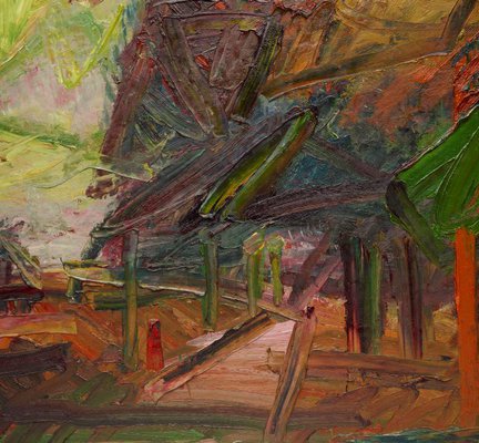 Alternate image of Primrose Hill, autumn by Frank Auerbach