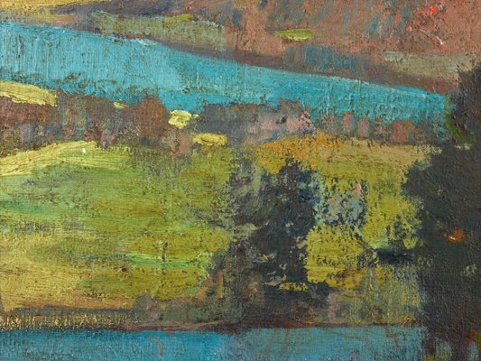 Alternate image of Hawkesbury landscape by Sydney Long