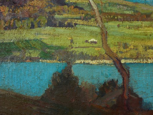 Alternate image of Hawkesbury landscape by Sydney Long
