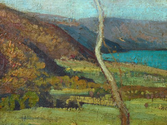 Alternate image of Hawkesbury landscape by Sydney Long