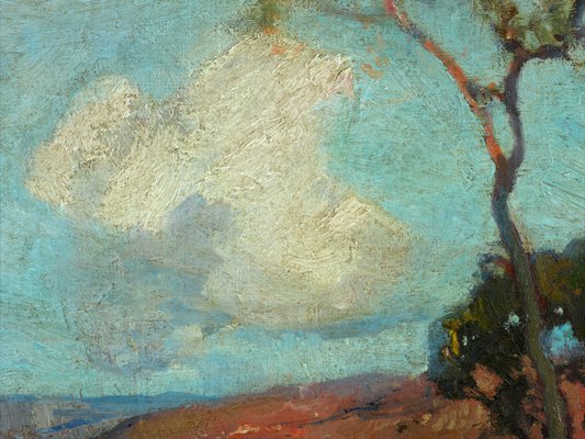 Alternate image of Hawkesbury landscape by Sydney Long
