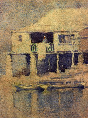 Alternate image of The boat house by J J Hilder