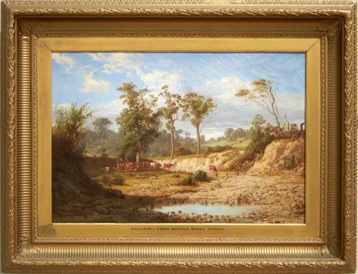 Alternate image of Goodman's Creek, Bacchus Marsh, Victoria by Louis Buvelot