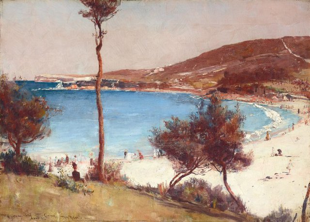 Holiday sketch at Coogee, (1888) by Tom Roberts