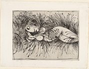 Nude in a cornfield, 1962 by Arthur Boyd