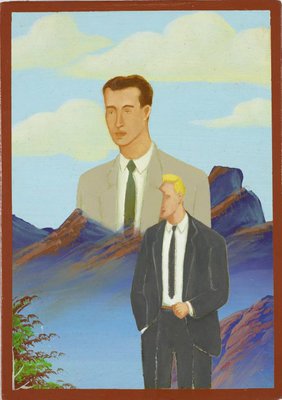 Alternate image of Three men in cravats triptych by Francis Alÿs