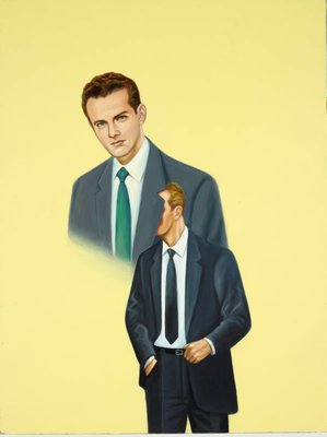 Alternate image of Three men in cravats triptych by Francis Alÿs
