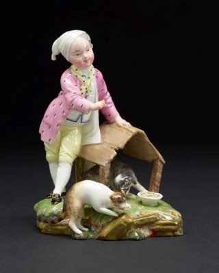 Alternate image of Boy with kennel, model by Höchst