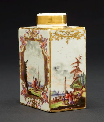 Alternate image of Tea canister and cover by Meissen