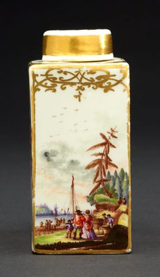 Alternate image of Tea canister and cover by Meissen