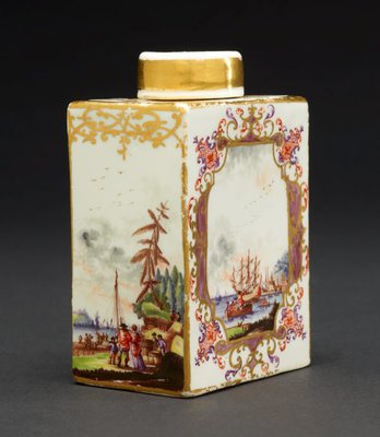 Alternate image of Tea canister and cover by Meissen