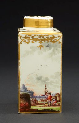Alternate image of Tea canister and cover by Meissen