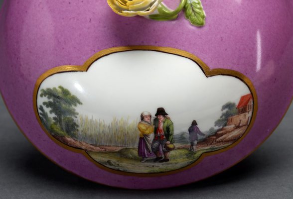 Alternate image of Two handled soup bowl and cover by Meissen