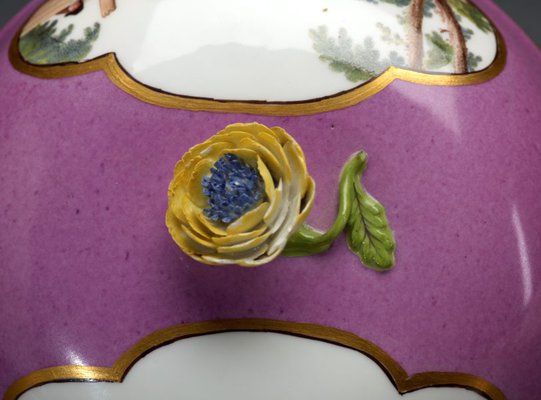 Alternate image of Two handled soup bowl and cover by Meissen