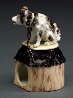 Alternate image of Dog on kennel by Meissen