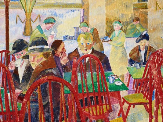 Alternate image of The Lacquer Room by Grace Cossington Smith