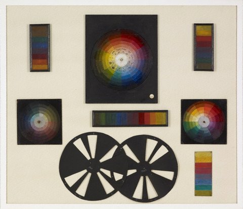 (A set of colour discs, scales, wheels), (1917-1919) by Roy de Maistre