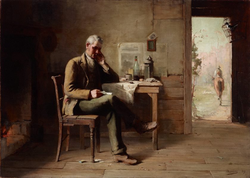 From a distant land, 1889 by David Davies Art Gallery of NSW