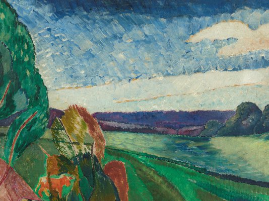 Alternate image of Landscape at Pentecost by Grace Cossington Smith