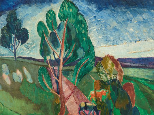 Alternate image of Landscape at Pentecost by Grace Cossington Smith