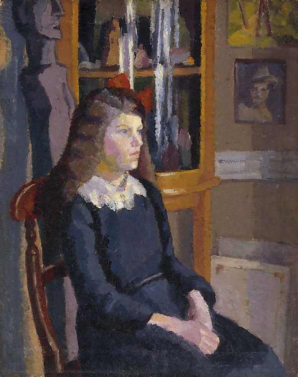 Studio portrait, Chelsea, (1915) by Norah Simpson