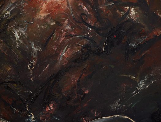 Alternate image of Figure in landscape (Nude washing in a creek III) by Arthur Boyd
