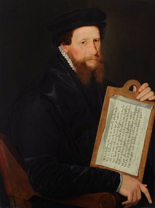 AGNSW collection Willem Key Portrait of a Protestant minister of religion (1563) OO1.1965