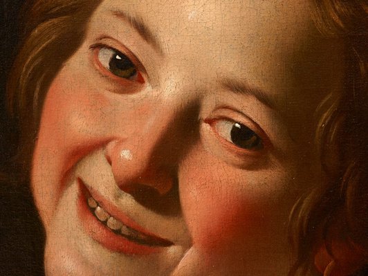Alternate image of Girl with a flute by Jan van Bijlert
