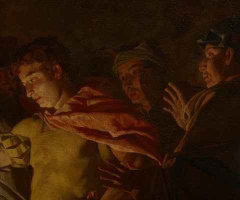 Alternate image of Mucius Scaevola in the presence of Lars Porsenna by Matthias Stomer