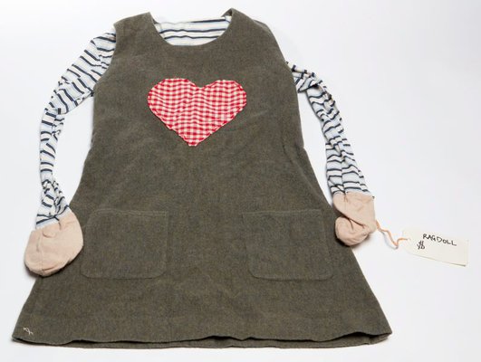 Alternate image of Costume worn in the performance 'Living rag doll' 2004 by Katthy Cavaliere
