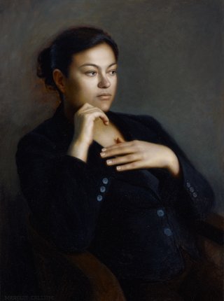 AGNSW prizes Marcus Callum Portrait of a seated woman, from Archibald Prize 2011