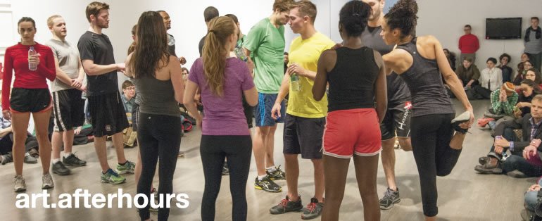 art after hours, every wednesday 5-9pm, art talks concert jazz films