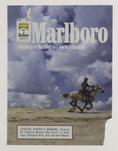 Tear Sheet, Original Marlboro Ad