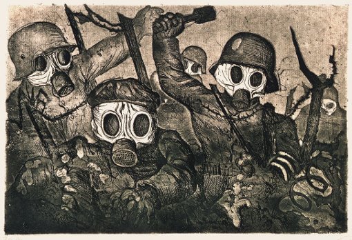 Image result for wwi gas art