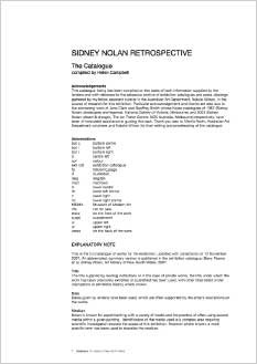first page of catalogue